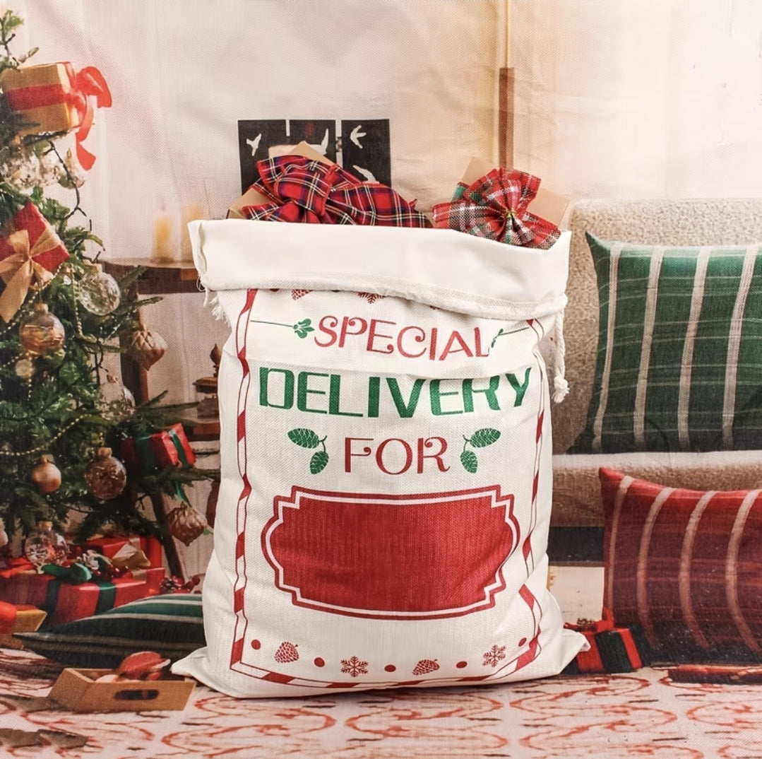 Σάκος δωρων χριστουγεννιατικος , χριστουγεννιάτικη διακοσμηση