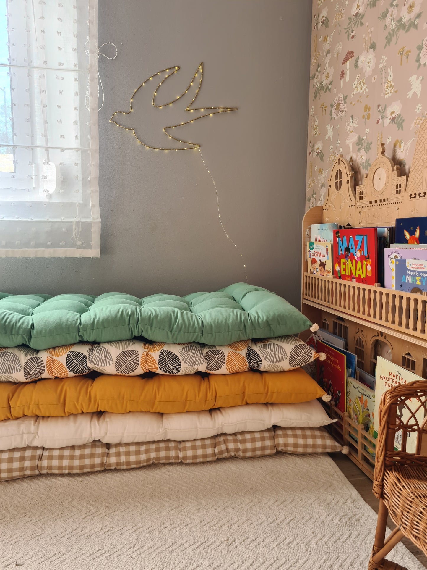 μαξιλαρα δαπέδου 100%βαμβακερό υφασμα bazaar