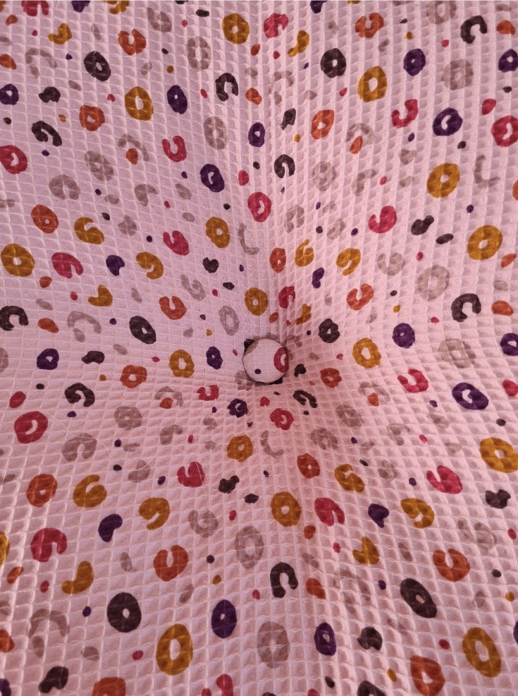 Πικέ Μαξιλάρα Δαπέδου 75x75cm με Κουμπί bazaar