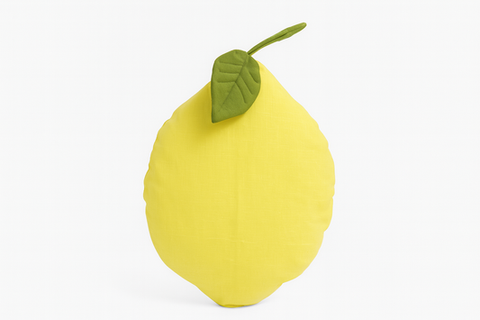 Κρεμαστό Διακοσμητικό Μαξιλάρι Λεμόνι από Λινό - Χειροποίητο bazaar