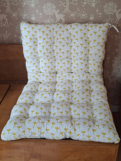 Πικέ Μαξιλάρα Δαπέδου με Μοτίβο - 100% Βαμβακερή