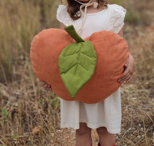 Διακοσμητικό Μαξιλάρι Μήλο - Βελούτε Ύφασμα