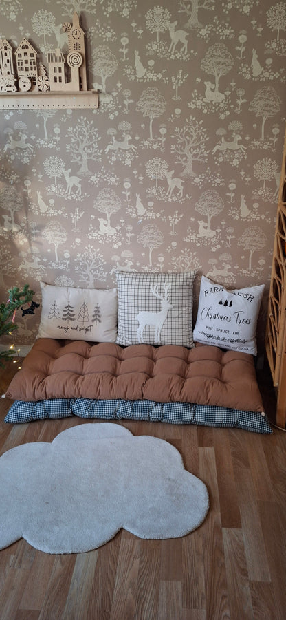 Μαξιλάρα Δαπέδου Βαμβακερή Λονέτα 130cm*60cm  bazaar