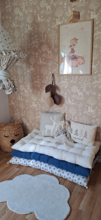 Παιδική πουα Μαξιλάρα Δαπέδου soft Κοτλε 120*60