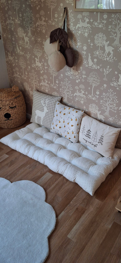 Παιδική πουα Μαξιλάρα Δαπέδου soft Κοτλε 120*60