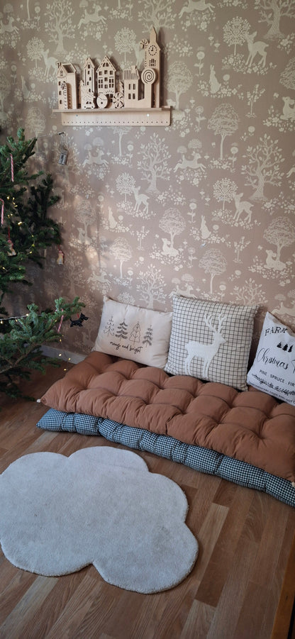 Μαξιλάρα Δαπέδου Βαμβακερή Λονέτα 130cm*60cm  bazaar