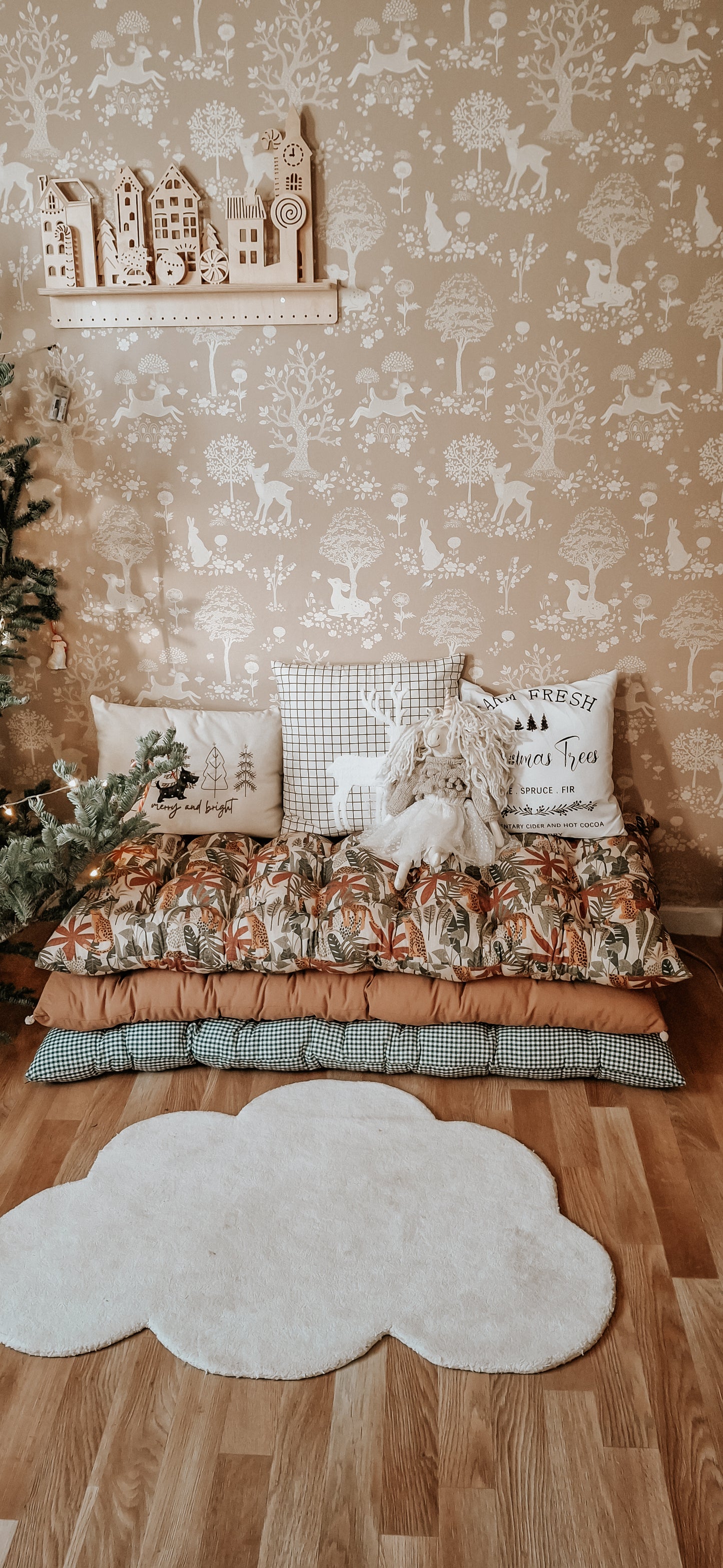 Παιδική Μαξιλάρα Δαπέδου jungle panama bazaar 130cm*70cm
