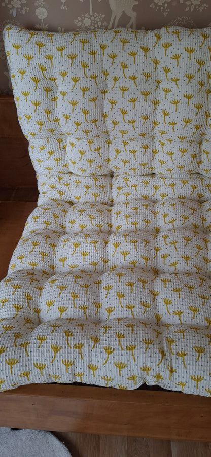 Πικέ Μαξιλάρα Δαπέδου με Μοτίβο - 100% Βαμβακερή