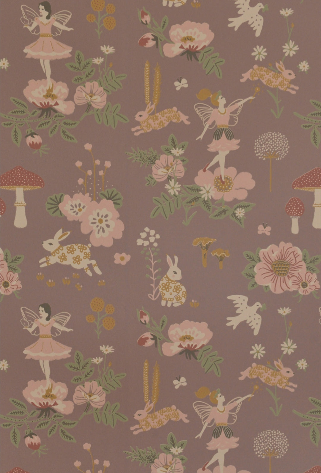 Ταπετσαρία Old Garden 10.5m x 53cm - 4 Χρώματα Majvillan