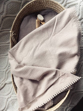 Φόρτωση εικόνας στο εργαλείο προβολής Συλλογής, Moses Basket Cotton blanket, Crib cotton blanket, Handmade baby shower gift, Baby Girl Bedding, Baby Boy Bedding, Bassinet Cotton blanket
