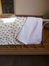 Φόρτωση εικόνας στο εργαλείο προβολής Συλλογής, Baby/kids waffle cotton  blanket / crib cotton blanket,bed blanket  baby gift baby bedding, cotton blanket  sttoller,  blankets, rainbow
