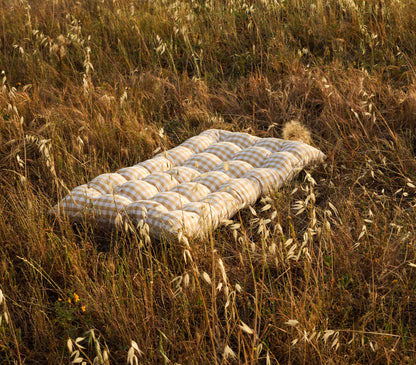 Καρό Μαξιλάρα Δαπέδου, Βαμβακερή Λονέτα